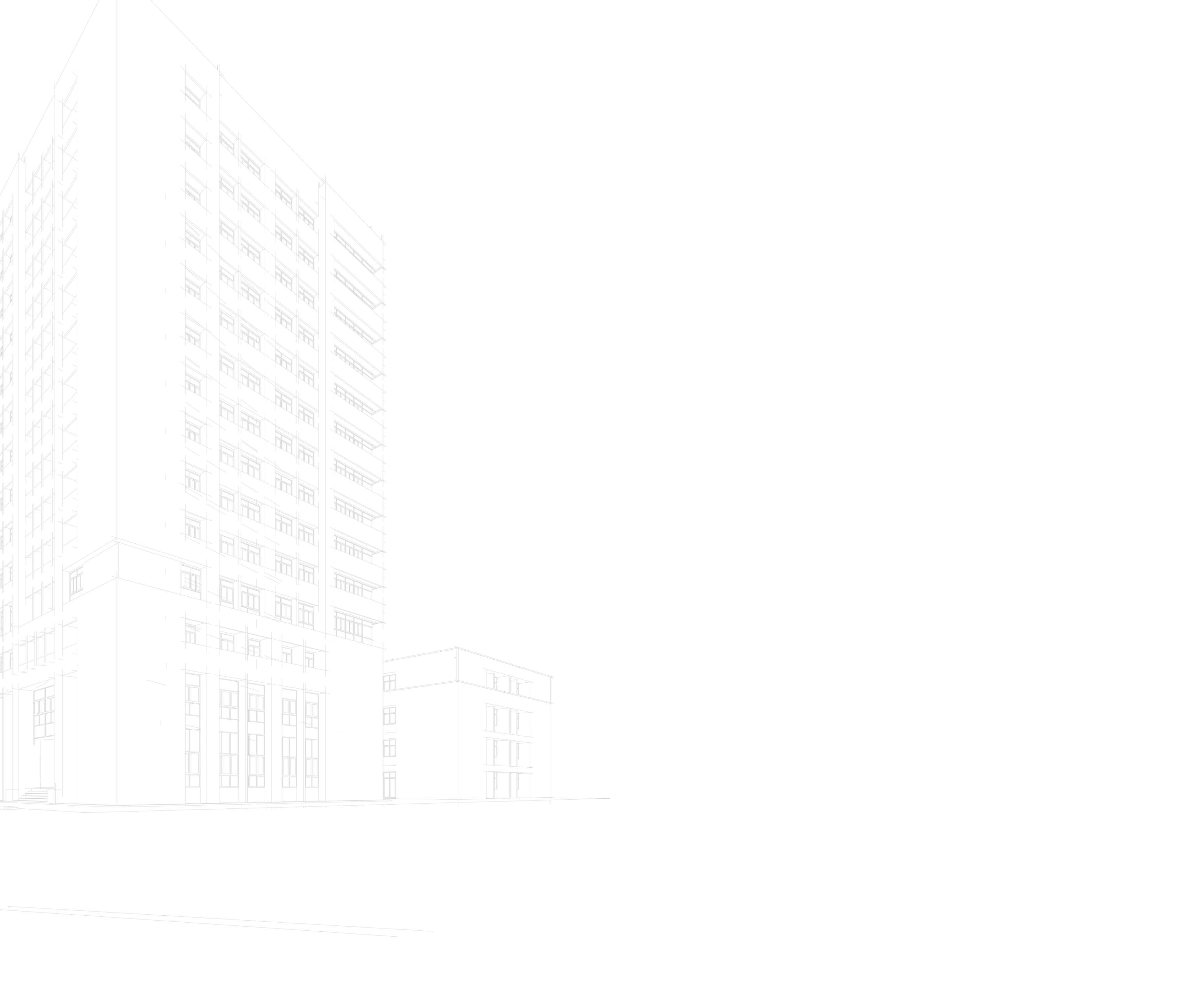 Background building wireframe