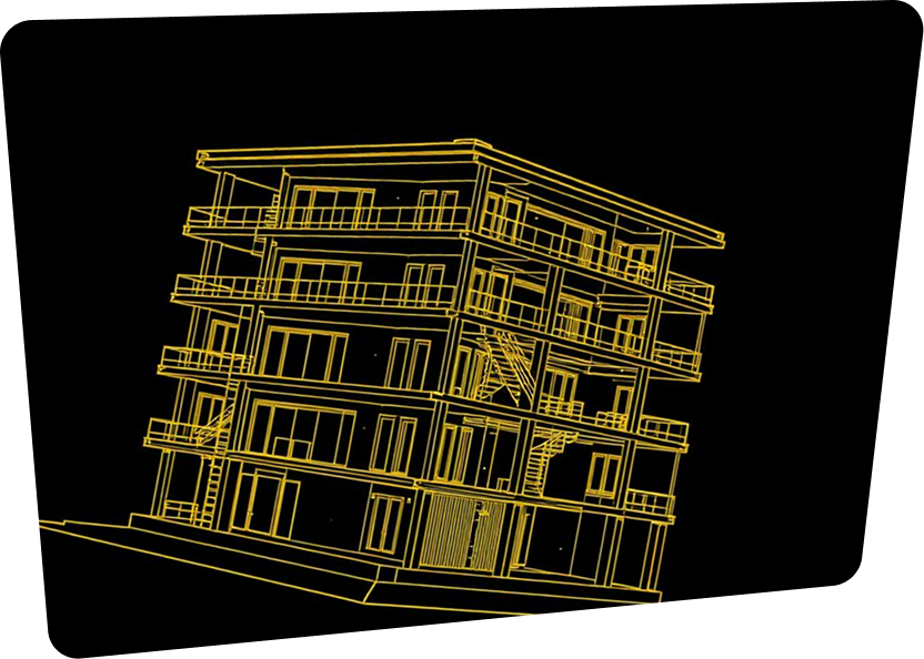 Multi-story apartment buildings